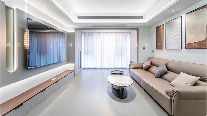 長沙國欣向榮府-140m²現(xiàn)代風·湖南極刻美家全屋整裝