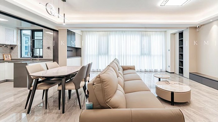 長沙金茂智慧科學城-130m²現(xiàn)代風·極刻美家全屋整裝