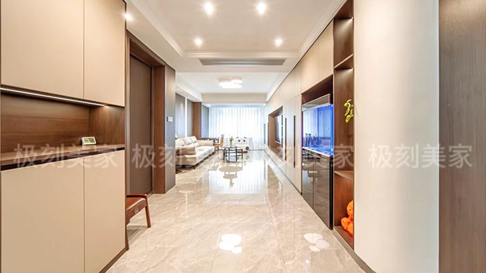 長(zhǎng)沙美的梧桐莊園—130㎡現(xiàn)代中式元素點(diǎn)綴·極刻美家全屋整裝