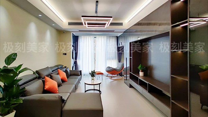 長沙天城國際-95㎡現(xiàn)代意式極簡風(fēng)·極刻美家全屋整裝