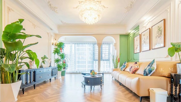 長沙-德奧東方悅-147㎡美式復(fù)古風(fēng)·極刻美家全屋整裝