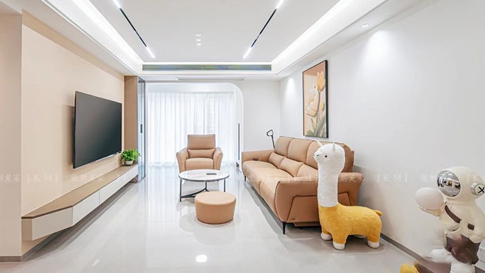 長沙-湘江星匯城→122㎡現(xiàn)代極簡·極刻美家全屋整裝