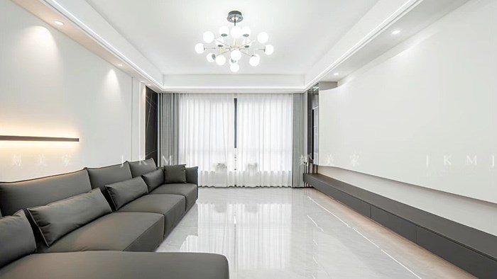 常德-萬建紫庭｜125m²現(xiàn)代黑白灰·極刻美家全屋整裝