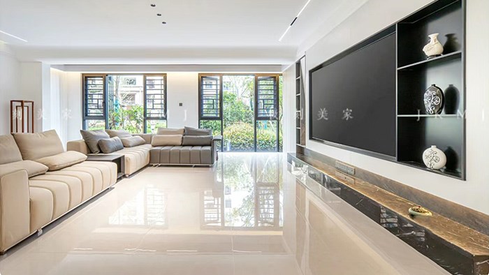 長沙-紫樾香山→173m²現(xiàn)代極簡·極刻美家全屋整裝