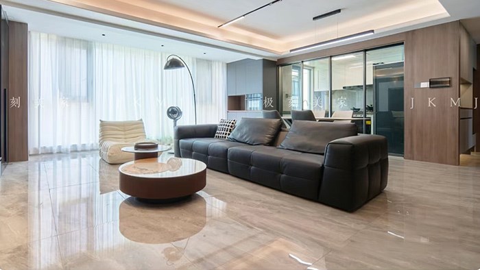 湖南長沙-金茂智慧科學城136m²意式輕奢·極刻美家全屋整裝