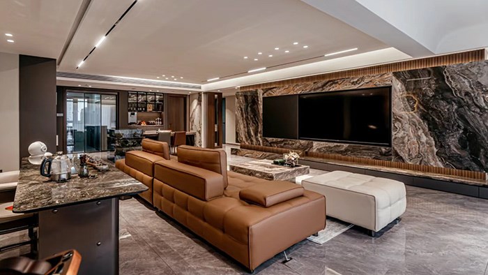 長沙-保利金香檳｜145m²意式輕奢風·極刻美家全屋整裝