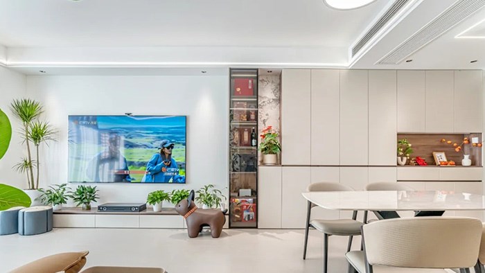 長(zhǎng)沙金茂長(zhǎng)沙國(guó)際-112㎡現(xiàn)代簡(jiǎn)約·極刻美家全屋整裝