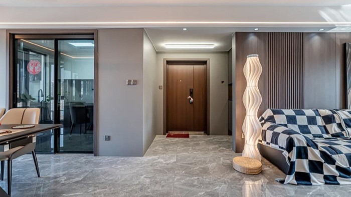 長沙廣潤福園-124㎡現(xiàn)代暗黑·極刻美家全屋整裝