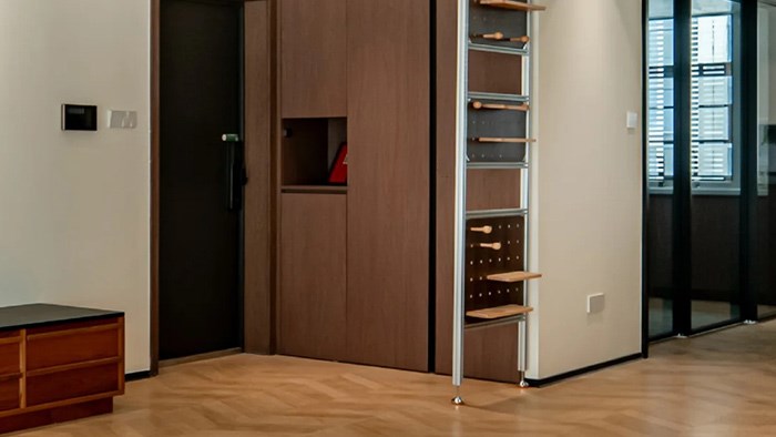 入戶門對(duì)主臥？1塊洞洞板搞定風(fēng)水收納顏值·極刻美家