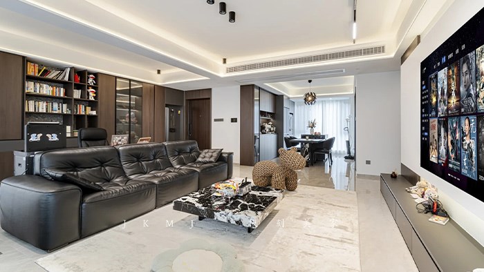 保利和光塵樾-127㎡現(xiàn)代黑白灰·極刻美家